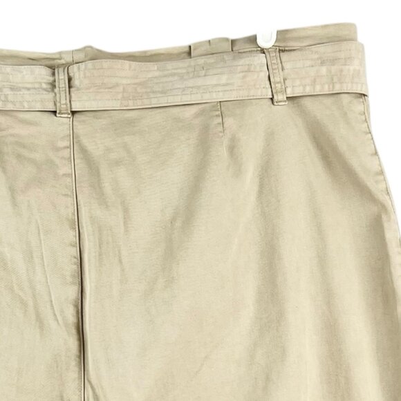 Sanctuary Women's Standard Surplus Tan Belted Pants Sz 20W Tapered High Rise NWT - Picture 13 of 14